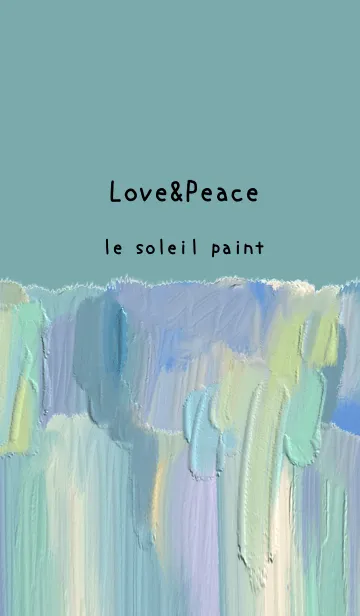 [LINE着せ替え] 油絵アート【le soleil paint 316】の画像1