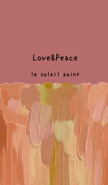 [LINE着せ替え] 油絵アート【le soleil paint 317】の画像1