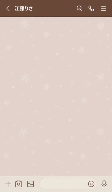 [LINE着せ替え] 結晶18<ベージュ>の画像2