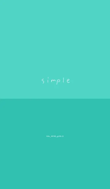 [LINE着せ替え] 0Ac_26_グリーン8-6の画像1