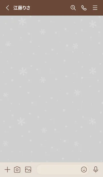 [LINE着せ替え] 結晶18<グレー>の画像2