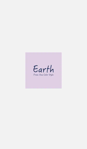 [LINE着せ替え] Earth ／ パープルグレーの画像1