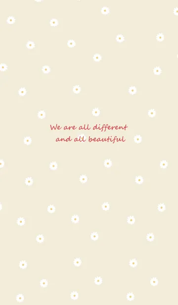 [LINE着せ替え] Daisy (red beige)の画像1