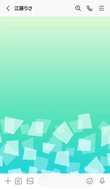 [LINE着せ替え] グラデーション 四角6の画像2