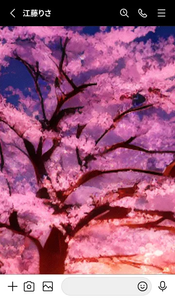 [LINE着せ替え] 桜の花咲く頃#BY024。の画像2