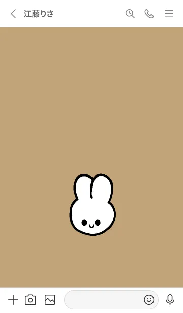 [LINE着せ替え] うさぎ 102の画像2