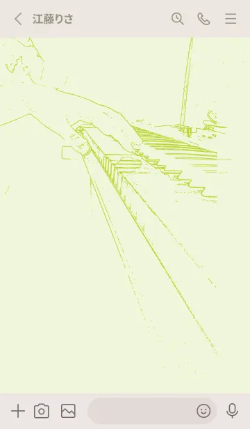 [LINE着せ替え] ピアノ パフォーマンス ホワイトリリーの画像2