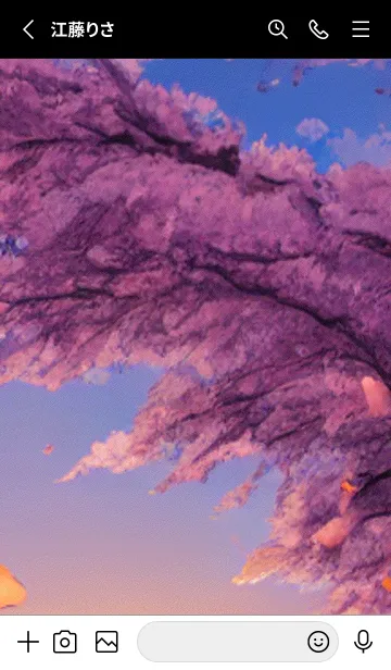 [LINE着せ替え] 桜の花咲く頃#BZ027。の画像2