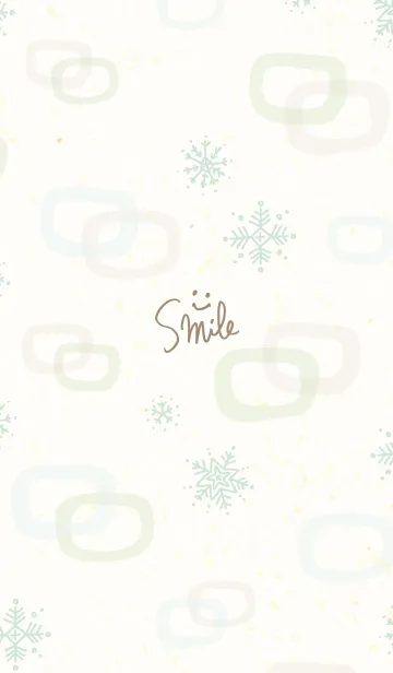 [LINE着せ替え] 雪の結晶と輪10の画像1