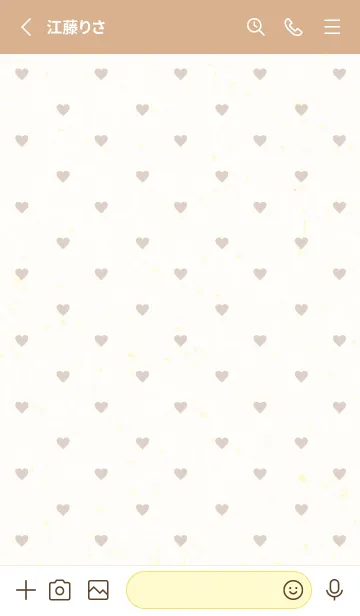 [LINE着せ替え] 小さなハートたくさん12の画像2