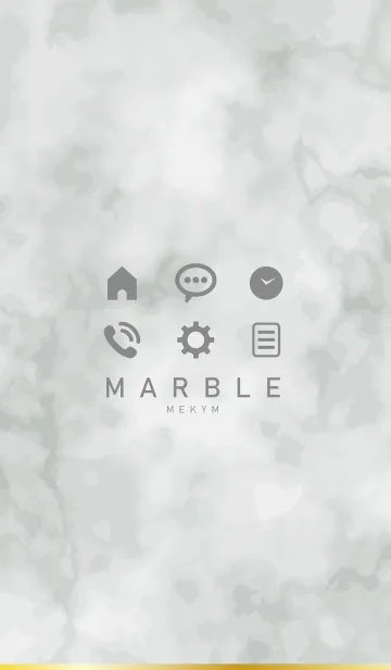 [LINE着せ替え] Marble / SIMPLE ICON 25の画像1