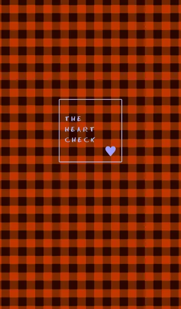 [LINE着せ替え] ザ ハート チェック 345の画像1