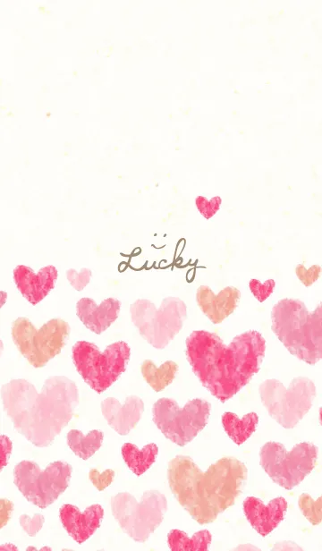 [LINE着せ替え] ハート 横4の画像1