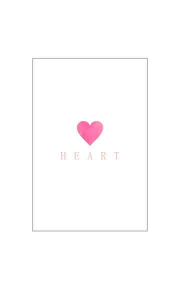 [LINE着せ替え] watercolor pink-HEART 10の画像1