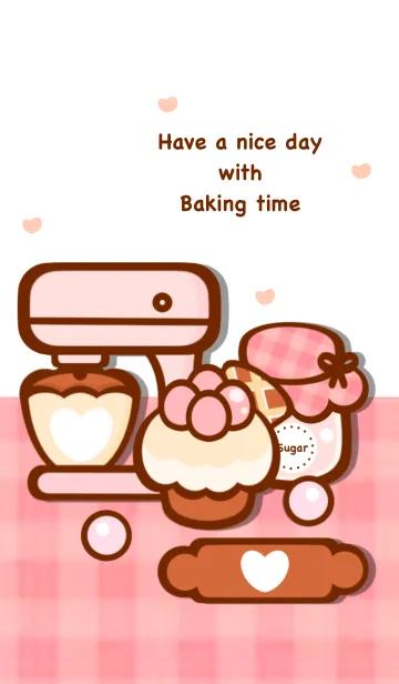 [LINE着せ替え] Wonderful baking time 4の画像1