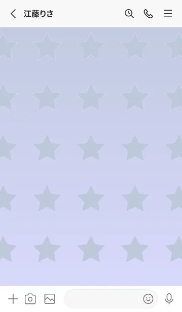 [LINE着せ替え] くすみブルー☆パステルブルー1/TKCJの画像2