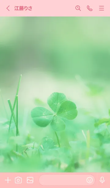 [LINE着せ替え] 四つ葉のクローバー Vintage Lens #11-1の画像2
