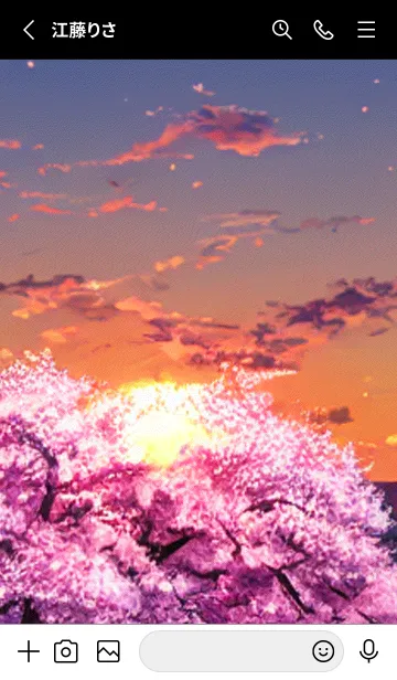 [LINE着せ替え] 桜の花咲く頃#BaA021。の画像2