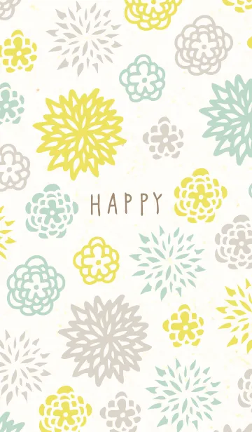 [LINE着せ替え] 和風カラー花6の画像1