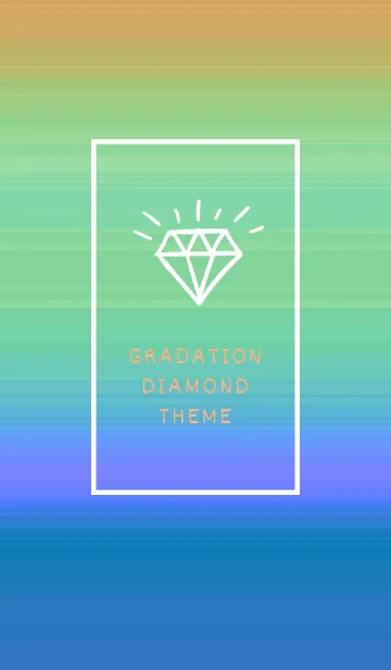 [LINE着せ替え] グラデーション ダイアモンド  204の画像1