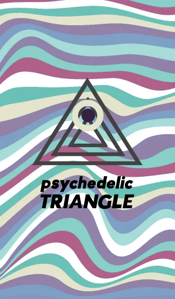 [LINE着せ替え] サイケデリック トライアングル 165の画像1