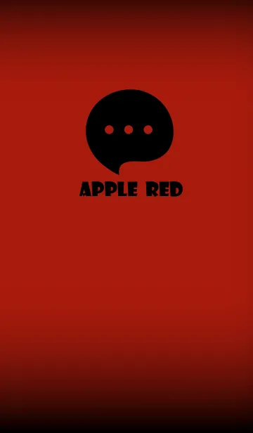 [LINE着せ替え] Apple Red And Black V.4 (JP)の画像1