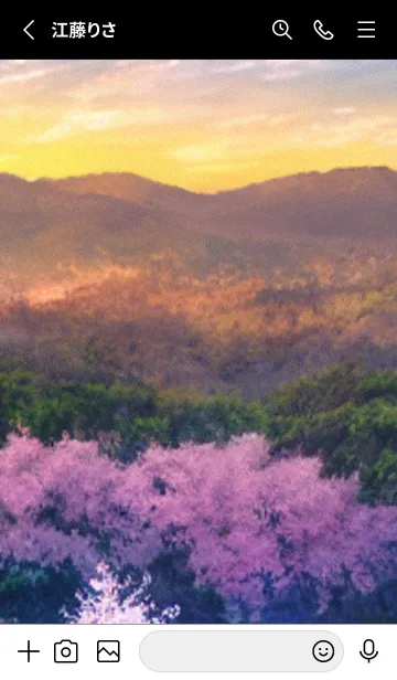 [LINE着せ替え] 桜の花咲く頃#BaA06。の画像2