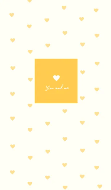 [LINE着せ替え] pattern_heart #orangeの画像1
