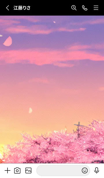 [LINE着せ替え] 桜の花咲く頃#BaB01。の画像2