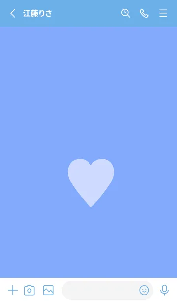 [LINE着せ替え] シンプル ハート _205の画像2