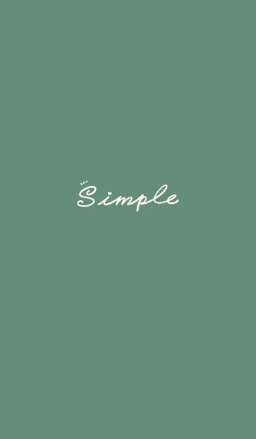 [LINE着せ替え] Simple Color J-turquoise (Be5)の画像1