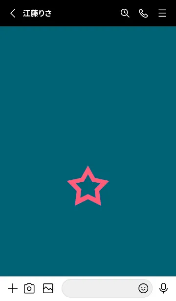 [LINE着せ替え] シンプル ロック スター 38の画像2