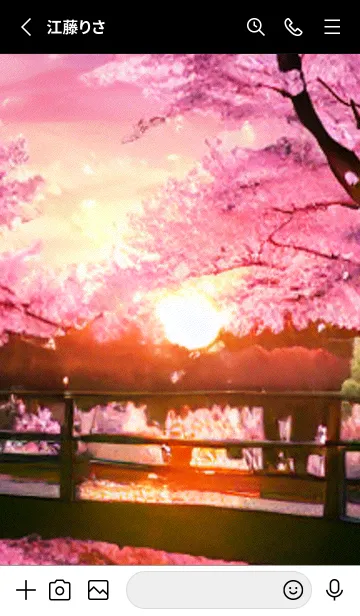 [LINE着せ替え] 桜の花咲く頃#BaB05。の画像2