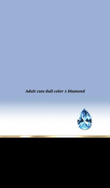 [LINE着せ替え] 大人可愛いくすみカラー×Blue Diamondの画像1