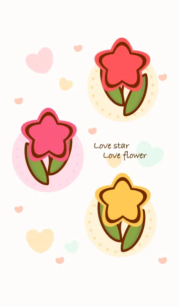 [LINE着せ替え] My star flowers 2の画像1