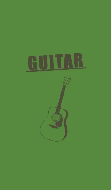 [LINE着せ替え] GUITAR COLOR アイビーグリーンの画像1