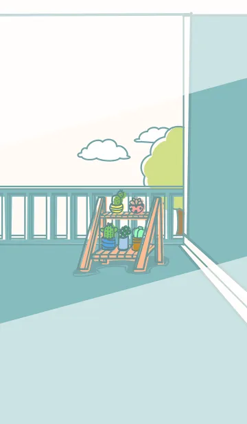 [LINE着せ替え] Painted Planting J-Indigo (Be1)の画像1