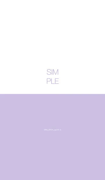 [LINE着せ替え] 0Nd_24_パープル4-3の画像1