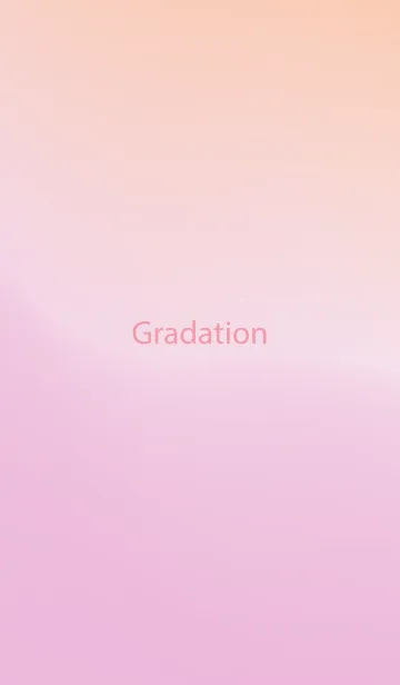 [LINE着せ替え] gradation ORANGE&PINK 51の画像1