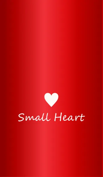 [LINE着せ替え] Small Heart *GlossyRed 13*の画像1