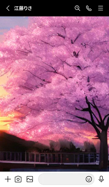 [LINE着せ替え] 桜の花咲く頃#BaB019。の画像2