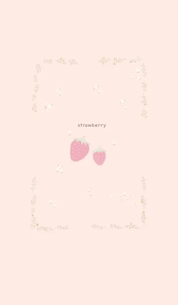 [LINE着せ替え] Pink story / strawberryの画像1