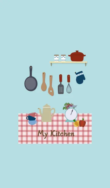 [LINE着せ替え] My kitchen ＊北欧・ナチュラルテイストの画像1