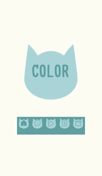 [LINE着せ替え] green color N37の画像1