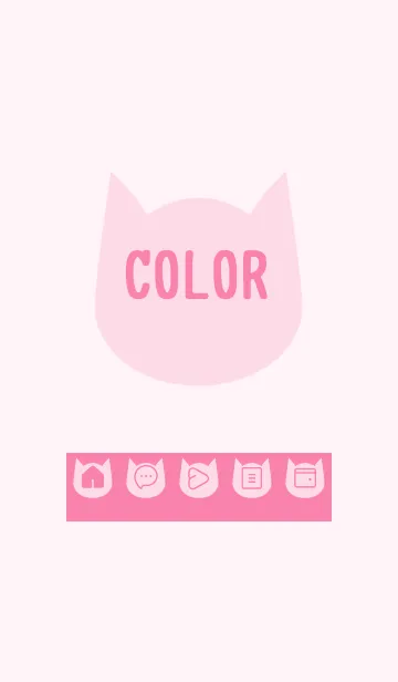 [LINE着せ替え] pink color N16の画像1