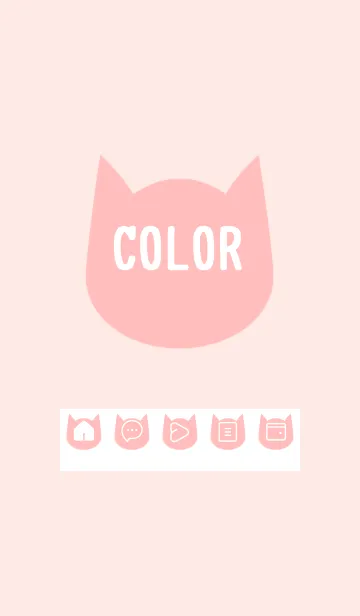 [LINE着せ替え] pink color N17の画像1