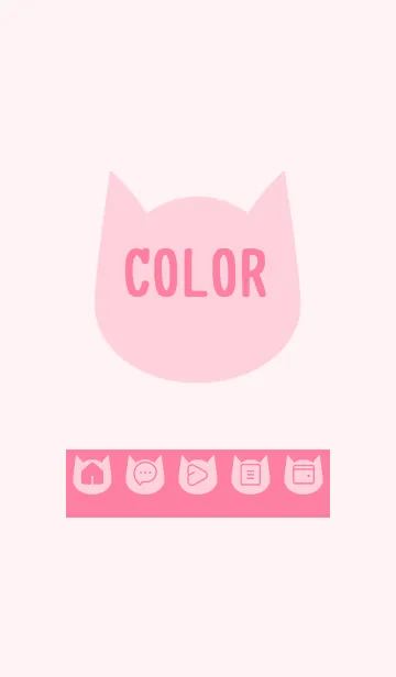 [LINE着せ替え] pink color N18の画像1