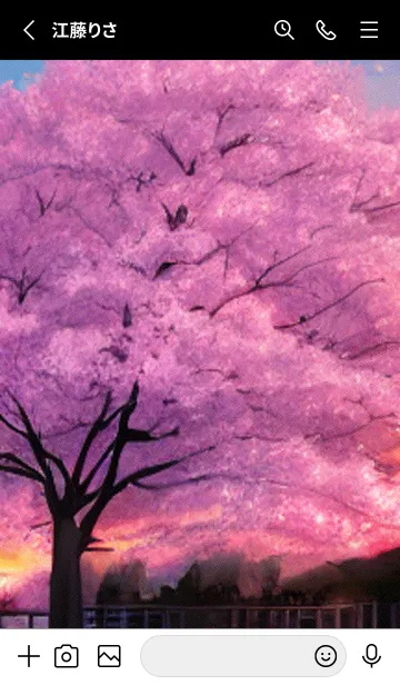 [LINE着せ替え] 桜の花咲く頃#BaB014。の画像2