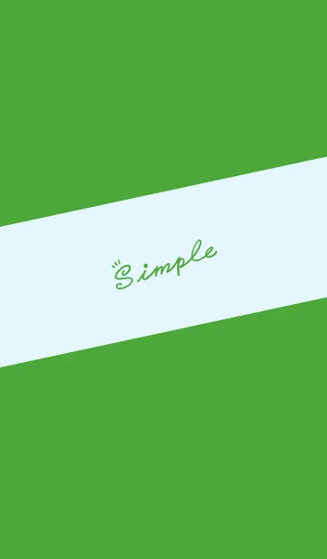 [LINE着せ替え] Simple Lines J-Green (Bl4)の画像1