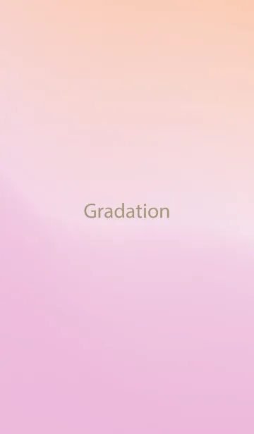 [LINE着せ替え] gradation ORANGE&PINK 52の画像1